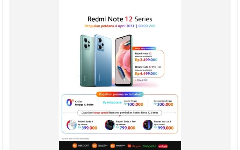 Harga Dan Spesifikasi Redmi Note 12 Dan Redmi Note 12 Pro 5G