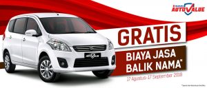 Rayakan Kemerdekaan, Suzuki Gratiskan Biaya Balik Nama