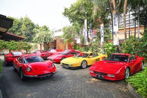 Sederetan Ferrari Klasik Dipamerkan Di Jakarta