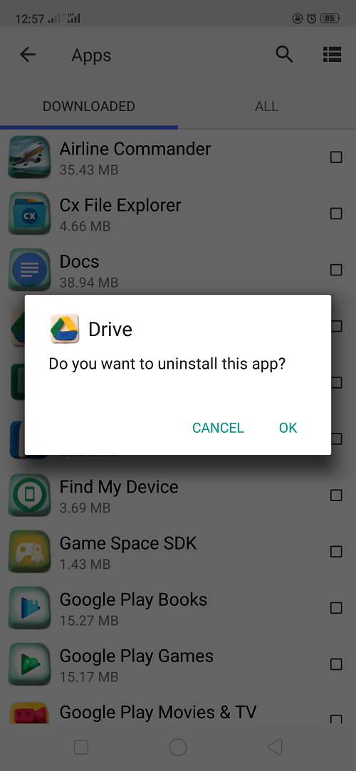 Hapus beberapa aplikasi sekaligus di Android tanpa rooting