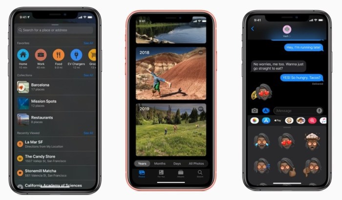 Fitur Baru di Apple iOS 13