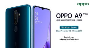 OPPO Gelar Blind Pre-Order A9 2020 di Tokopedia