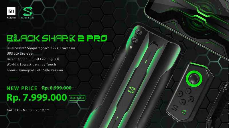 Hp gaming terbaru xiaomi black shark 2