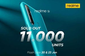 2X Flash Sale realme 5i: 11 Ribu Unit Ludes Terjual