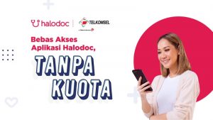 Telkomsel x Halodoc Gratiskan Akses Telemedicine