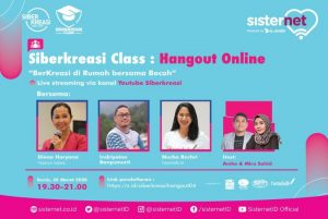 Dukung  Physical Distancing  Sisternet – Siberkreasi Lakukan Edukasi Online