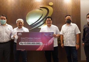 3 Indonesia Donasi 10 Miliar via Yayasan BUMN Untuk Indonesia