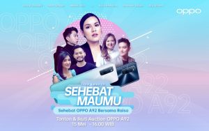 OPPO A92 Diperkenalkan Live Streaming Bersama Raisa