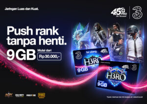 H3RO, Kartu Perdana Tri (3) Khusus Gaming