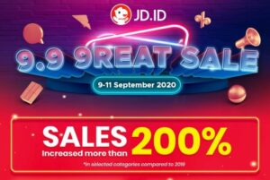 Gelar 9.9 9reat Sale, JD.ID Catat Peningkatan Penjualan Lebih Dari 200%