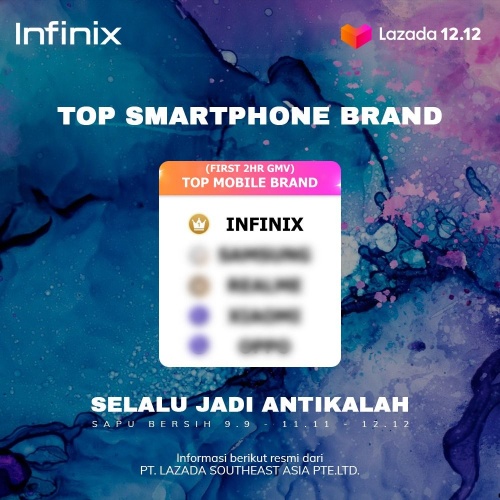 infinix top smartphone brand