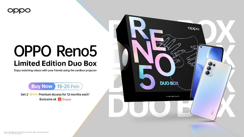 OPPO Rilis Reno5 Duo Box