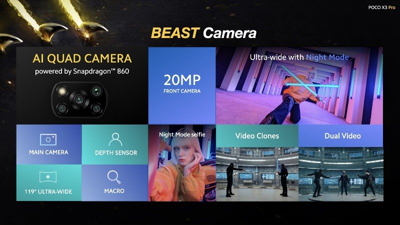kamera poco x3 pro