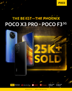 Penjualan POCO X3 Pro dan POCO F3 5G