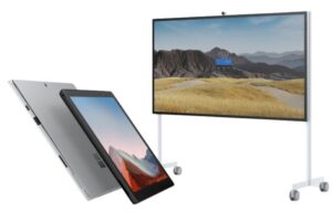 Microsoft Surface Pro 7+ & Microsoft Surface Hub 2S 85-Inch