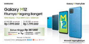 Samsung Galaxy M12, Sejutaan yang #MegangBanget Layar, Kamera, dan Baterainya