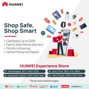 Tetap Di Rumah, Shop Safe & Shop Smart Bersama Huawei
