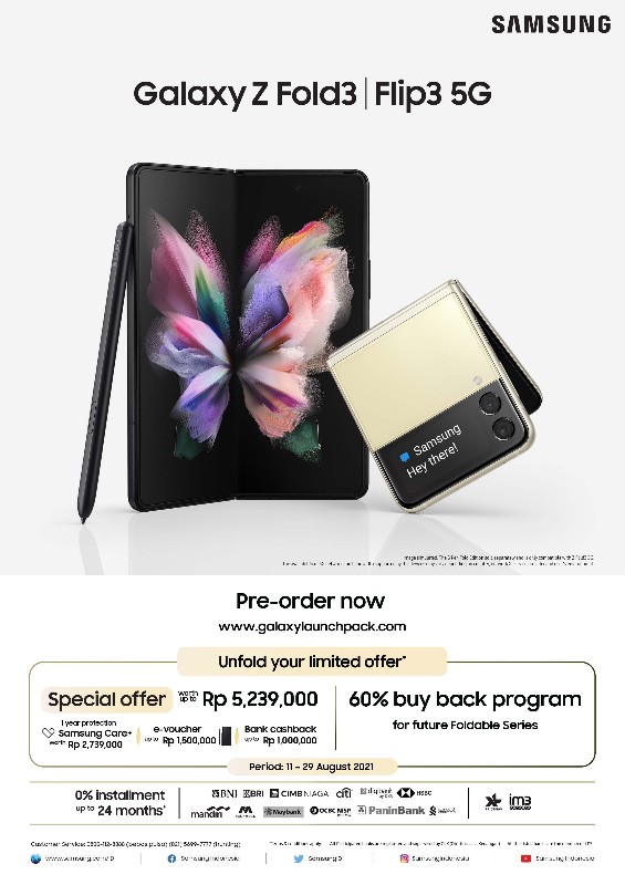 Tiga Inovasi Pertama pada Samsung Galaxy Z Fold3