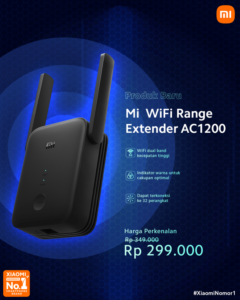 Baru, Mi WiFi Range Extender AC1200 Pastikan Tidak Ada Lagi â€œWiFi Lemotâ€