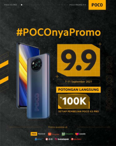 #POCOnyaPromo Bagikan Banyak Kejutan pada Harbolnas 9.9