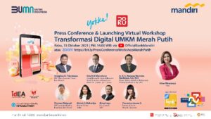 Bank Mandiri Kolaborasi dengan Yokke dan idEA Tingkatkan Ekspansi UMKM di Industri Digital