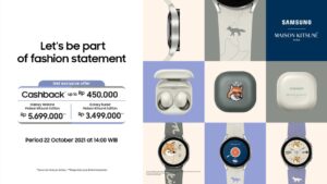 Berkolaborasi dengan Maison Kitsuné, Galaxy Watch4 dan Galaxy Buds2 Hadir di Indonesia