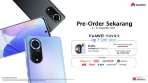 Huawei Rilis HUAWEI nova 9 Seharga Rp7.599.000 dengan Pengalaman Sekelas Smartphone Flagship