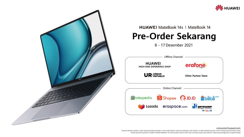 HUAWEI MateBook 14s & 14 Resmi Hadir di Indonesia