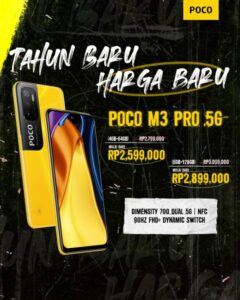 Kejutan Awal Tahun, POCO M3 Pro 5G Turun Harga