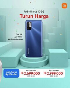 Harga Baru Redmi Note 10 5G