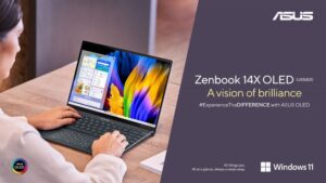 ASUS Zenbook 14X OLED (UX5401) Laptop Berkelas dengan Bodi Ringkas