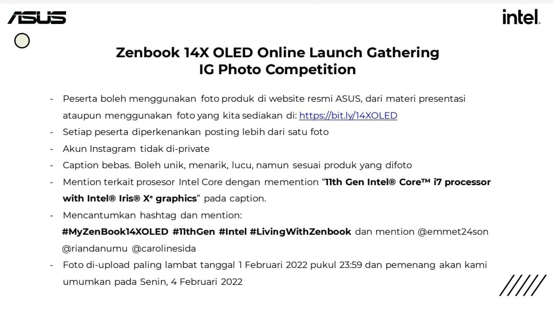 ASUS Zenbook 14X OLED (UX5400) Laptop Ultraportable Untuk Kinerja Yang Lebih Produktif