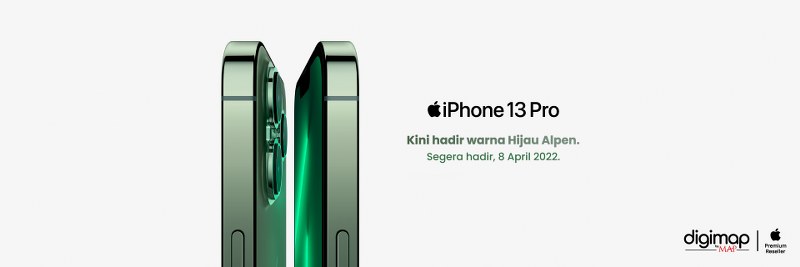 Baru, Variant Warna Hijau di iPhone Series 13