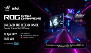 Malam Ini, Laptop ROG Terbaru Rilis di Indonesia