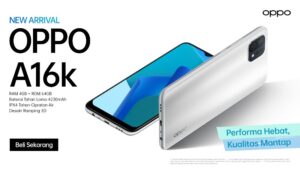 Harga dan Spesifikasi OPPO A16k, Bawa Fitur Terbaik