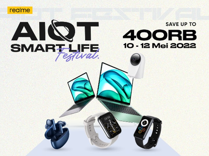 realme Hadirkan Potongan Harga Hingga Rp 400 ribu di AIoT Smart Life Festival
