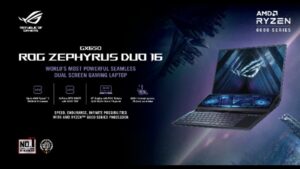 ROG Zephyrus Duo 16, Laptop Gaming Layar Ganda Paling Powerful