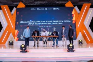 Kolaborasi Telkomsel dengan BNI dan MCAS Group, Perkuat Transformasi Ekosistem Digital