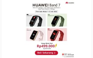 HUAWEI Band 7, Siap Temani Perjalanan Kesehatan dan Kebugaran Anda