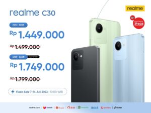 realme Luncurkan realme C30, Seharga Rp 1 jutaan dengan Baterai Besar 