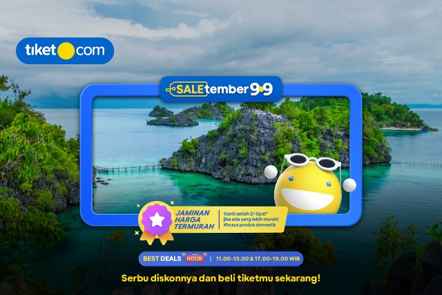 SALETEMBER 9.9 Tiba! Intip Liburan ala Captains tiket.com!