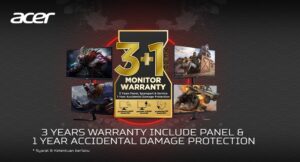 Beli Monitor Gaming Acer, Dapat Garansi Serta Accidental Damage Protection