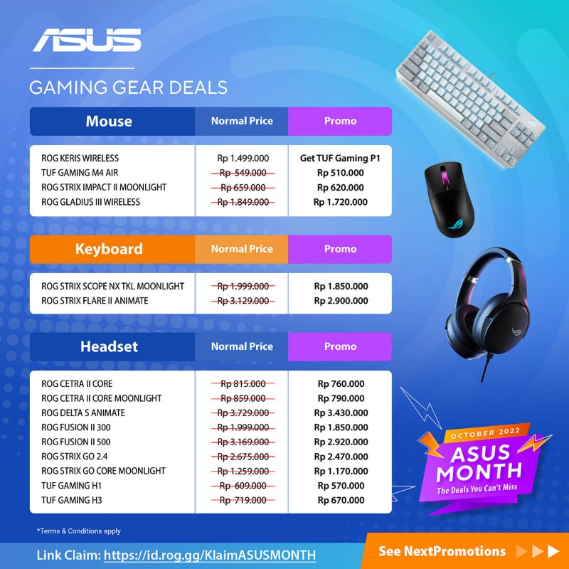 Cara ASUS Indonesia Rayakan Bulan Oktober, Ada Bagi-bagi Hadiah