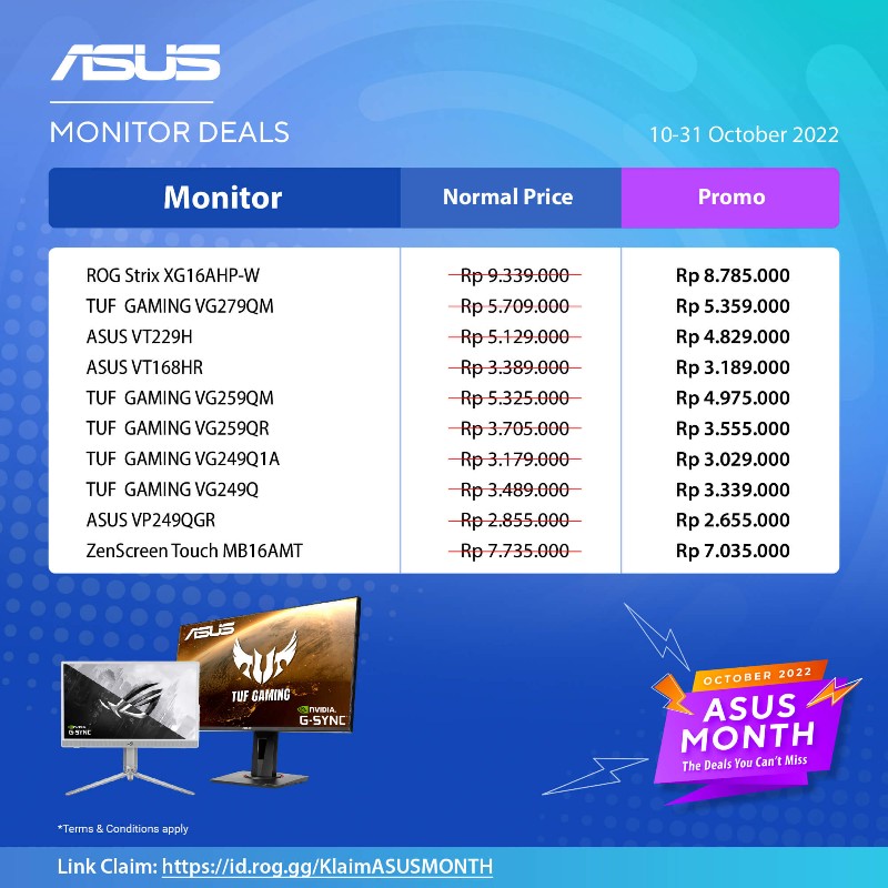 Cara ASUS Indonesia Rayakan Bulan Oktober, Ada Bagi-bagi Hadiah