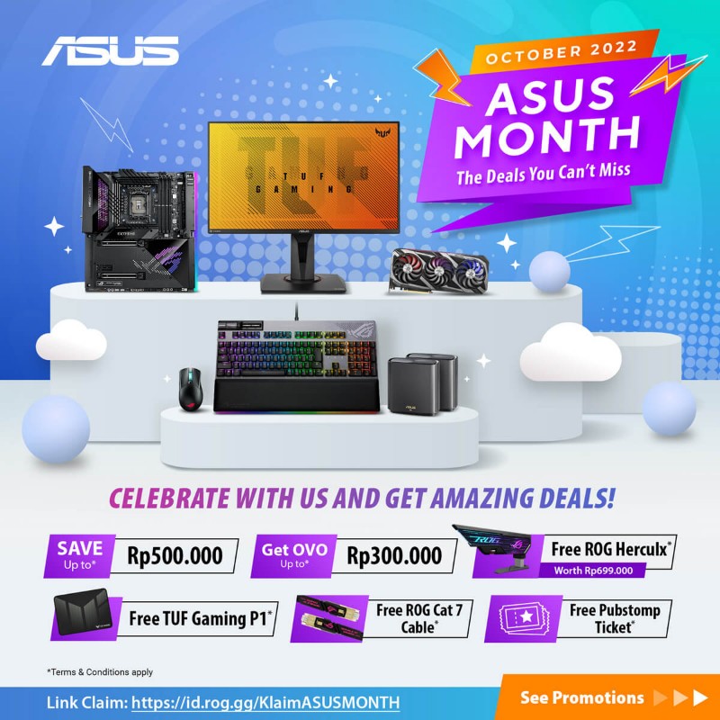 Cara ASUS Indonesia Rayakan Bulan Oktober, Ada Bagi-bagi Hadiah ...