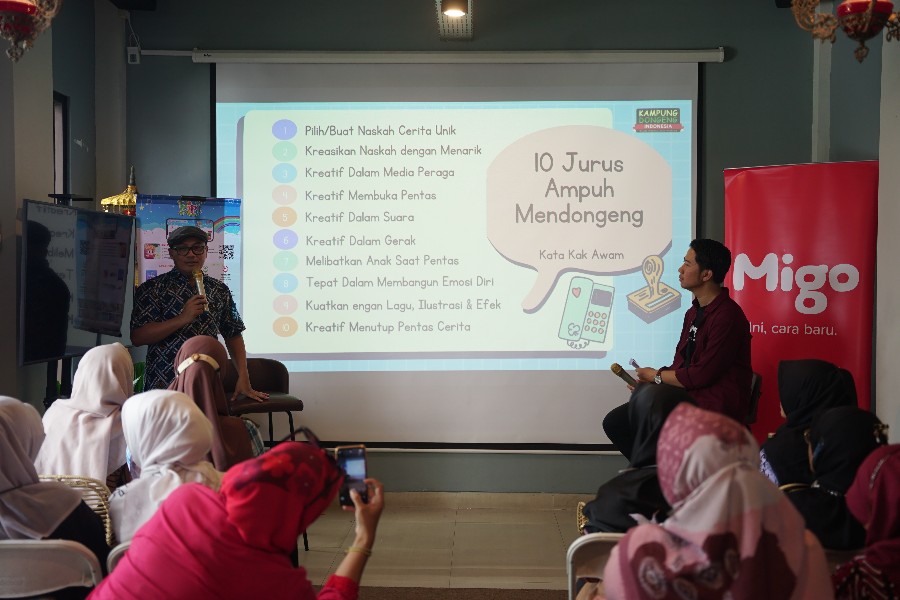 Migo Rangkul Puluhan Guru PAUD Untuk Belajar Metode Belajar Melalui Digital