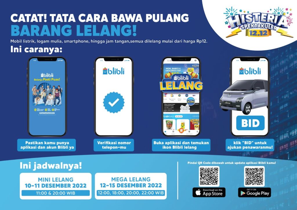 Spektakuler! Blibli Lelang Mobil Listrik Mulai dari Rp12, Catat Tanggalnya