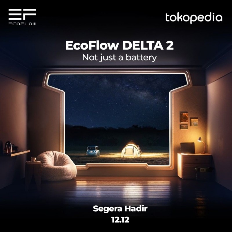 Baru! EcoFlow DELTA 2, Pembangkit Listrik Portabel Serbaguna