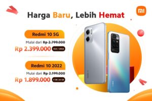 Duo Redmi 10 Lebih Terjangkau, Harga Smartphone Xiaomi Terbaru 2023