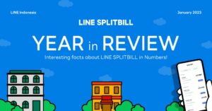 LINE SPLITBILL  Telah Memindai Lebih dari 5 Juta Bon